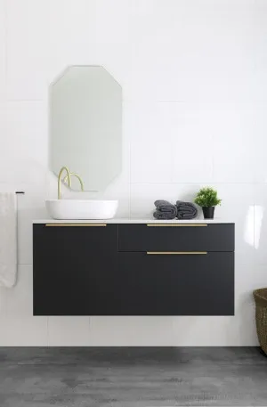 Stockton 1200 Vanity Wall Hung Doors & Drawers with Basin & Solid Surface Top by Marquis, a Vanities for sale on Style Sourcebook