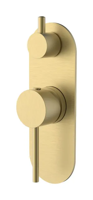 Misha Wall/Shower Mixer W Divertor Brushed Gold by Haus25, a Shower Heads & Mixers for sale on Style Sourcebook