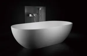 Aveo Free Standing Bath Stone 1700 Matte White by Kaskade, a Bathtubs for sale on Style Sourcebook