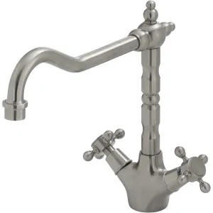 Lillian Sink Mixer 226 Brushed Nickel by Fienza, a Laundry Taps for sale on Style Sourcebook
