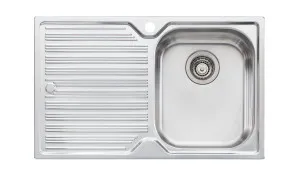 Diaz Single Right Sink 1TH 770X480 Stainless Steel by Oliveri, a Kitchen Sinks for sale on Style Sourcebook