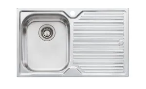 Diaz Single Left Sink 1TH 770X480 Stainless Steel by Oliveri, a Kitchen Sinks for sale on Style Sourcebook