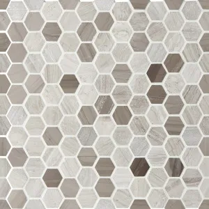 Tosca Hazelnut Hex Mosaic by Beaumont Tiles, a Brick Look Tiles for sale on Style Sourcebook