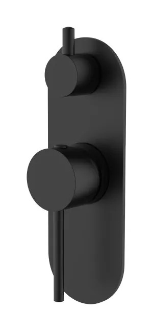 Misha Wall/Shower Mixer W Divertor Matt Black by Haus25, a Shower Heads & Mixers for sale on Style Sourcebook