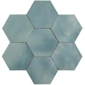 Capri Bettina Blue Matt Tile by Beaumont Tiles, a Moroccan Look Tiles for sale on Style Sourcebook
