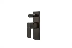Elbrus Wall/Shower Mixer w Diverter Matte Black by Ikon, a Shower Heads & Mixers for sale on Style Sourcebook