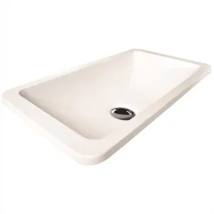 Hope Undermount Basin NTH Ceramic 500X260 Matte White by ADP, a Basins for sale on Style Sourcebook