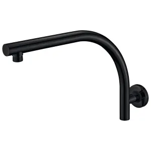 Lina Curved Shower Arm 412 Matt Black by Haus25, a Laundry Taps for sale on Style Sourcebook