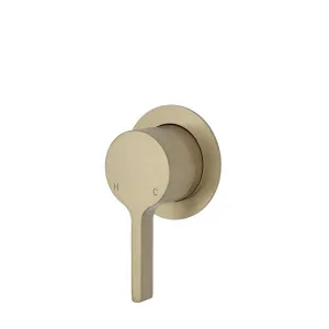 Sansa Wall/Shower Mixer Small Plate Urban Brass by Fienza, a Laundry Taps for sale on Style Sourcebook