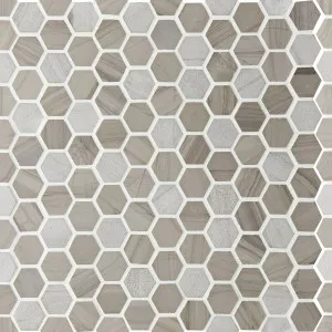 Tosca Riverbed Hex Mosaic by Beaumont Tiles, a Brick Look Tiles for sale on Style Sourcebook