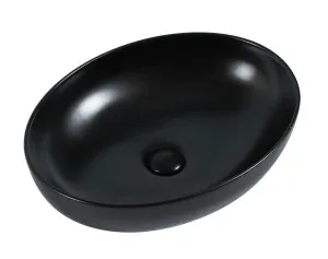Pesini Vessel NTH Basin 520x395 Ceramic Matte Black by Zumi, a Basins for sale on Style Sourcebook