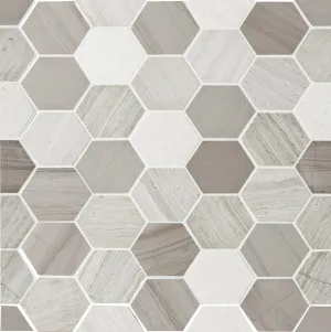 Sirocco Brown Hex Mosaic by Beaumont Tiles, a Brick Look Tiles for sale on Style Sourcebook