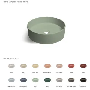 Venus Vessel Basin NTH Concrete 380x380 by Nood Co, a Basins for sale on Style Sourcebook