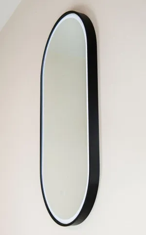Gatsby LED Mirror 460X910 Matte Black by Remer, a Illuminated Mirrors for sale on Style Sourcebook
