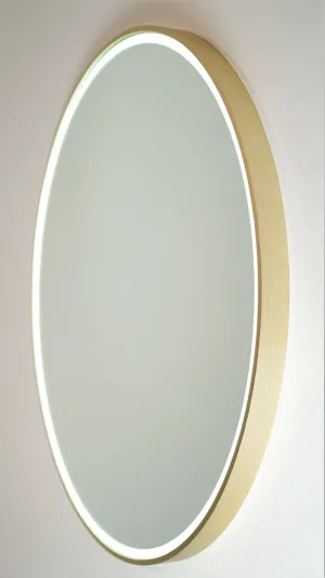 Sphere LED Mirror 810 Brushed Brass by Remer, a Illuminated Mirrors for sale on Style Sourcebook