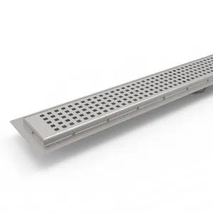 Zenon/Archit S/S Grate Square 800mm fixed/out by Bella Vista, a Shower Grates & Drains for sale on Style Sourcebook