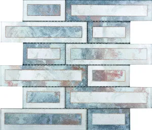 Tique Tahnee Glass (Mix) Gloss by Beaumont Tiles, a Mosaic Tiles for sale on Style Sourcebook