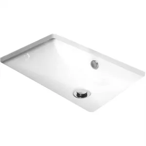 Scoop Undermount Basin NTH Ceramic 555X360 Gloss White by ADP, a Basins for sale on Style Sourcebook