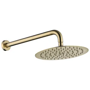 Kaya Overhead Wall Shower Straight 350 Urban Brass by Fienza, a Shower Heads & Mixers for sale on Style Sourcebook