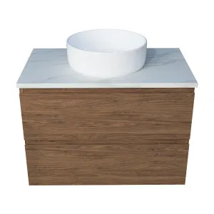 Hunter Plus Vty 750 Wall Hung Centre WG Basin SilkSurface AC Top by Timberline, a Vanities for sale on Style Sourcebook