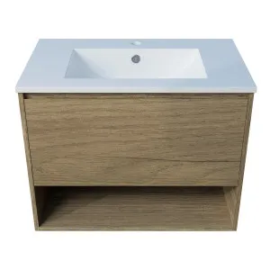 Oakridge Vty 750 Wall Hung Centre Bowl Alpha Top by Timberline, a Vanities for sale on Style Sourcebook