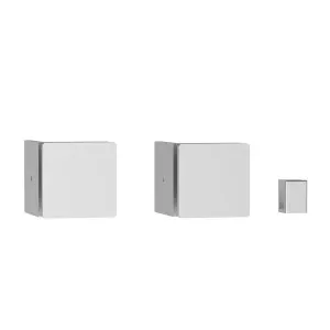 Misha Single Entry Shower Screen Fitting Kit Brushed Nickel by Haus25, a Shower Screens & Enclosures for sale on Style Sourcebook