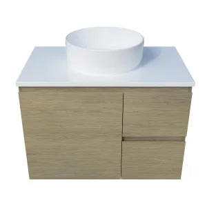 Hunter Vty 750 Wall Hung Centre WG Basin SilkSurface AC Top by Timberline, a Vanities for sale on Style Sourcebook
