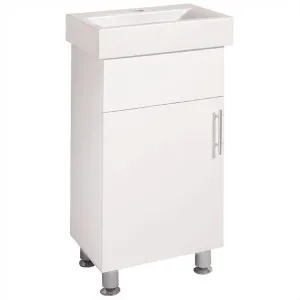 Mini 450 Vanity Kick Doors Only with Ceramic Basin Top by Duraplex, a Vanities for sale on Style Sourcebook