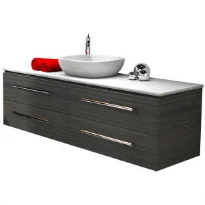 Ashton 1500 Vanity Wall Hung Drawers Only with Basin & Silk Surface Top by Timberline, a Vanities for sale on Style Sourcebook