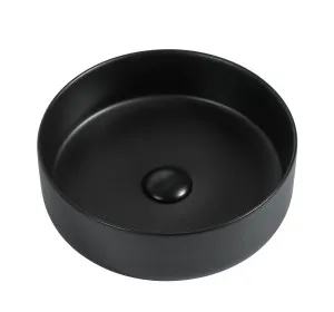 Beta Vessel Basin NTH 355x355 Ceramic Matte Black by Zumi, a Basins for sale on Style Sourcebook