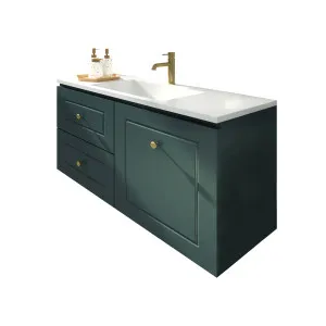 Nevada Classic Vanity 900 Centre Bowl Regal top Wall Hung by Timberline, a Vanities for sale on Style Sourcebook