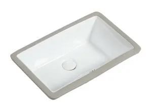 Sotto Undermount Basin NTH 530x340 Ceramic Gloss White by Zumi, a Basins for sale on Style Sourcebook