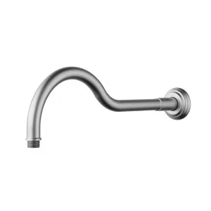 Clasico Shower Arm 400 Brushed Nickel by Ikon, a Shower Heads & Mixers for sale on Style Sourcebook