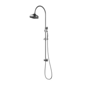 Clasico Combination Shower Set Brushed Nickel by Ikon, a Shower Heads & Mixers for sale on Style Sourcebook