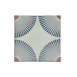 Cereus Blue Matt Tile by Beaumont Tiles, a Porcelain Tiles for sale on Style Sourcebook