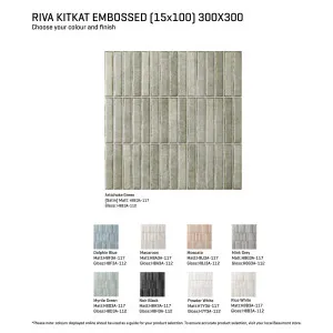 Riva Kitkat Embossed Tile by Beaumont Tiles, a Moroccan Look Tiles for sale on Style Sourcebook