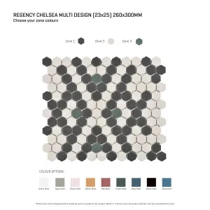Regency Chelsea Multicolour Textured Mosaic Tile by Beaumont Tiles, a Outdoor Tiles & Pavers for sale on Style Sourcebook