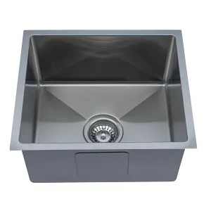 Arial Single Sink NTH 440X440 Stainless Steel by BEAUMONTS, a Kitchen Sinks for sale on Style Sourcebook