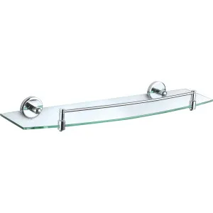 Arial Glass Shower Shelf 500 Chrome by BEAUMONTS, a Shelves & Soap Baskets for sale on Style Sourcebook