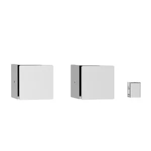 Misha Single Entry Shower Screen Fitting Kit Chrome by Haus25, a Shower Screens & Enclosures for sale on Style Sourcebook