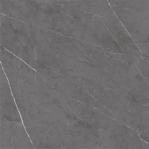 Ice Pietra Charcoal Polished Tile by Beaumont Tiles, a Marble Look Tiles for sale on Style Sourcebook