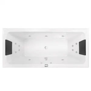 Elbrus Spa Bath Acrylic 1800 14 Jets Gloss White by decina, a Bathtubs for sale on Style Sourcebook