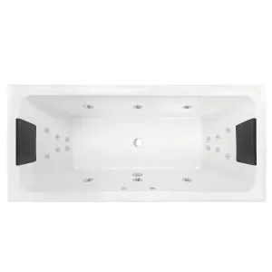 Elbrus Spa Bath Acrylic 1800 16 Jets Gloss White by decina, a Bathtubs for sale on Style Sourcebook