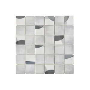 Lunar Light Grey Matt Mosaic by Beaumont Tiles, a Mosaic Tiles for sale on Style Sourcebook