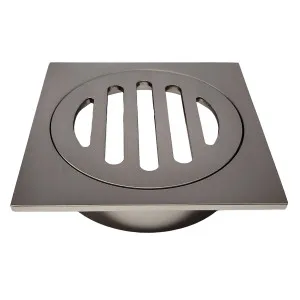 KFG Grate Satin Nickel  85x85x75 by Beaumont Tiles, a Shower Grates & Drains for sale on Style Sourcebook
