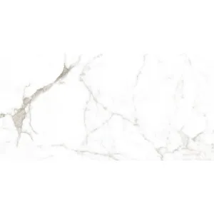 Ambience Calacatta White Polished Tile by Beaumont Max, a Marble Look Tiles for sale on Style Sourcebook