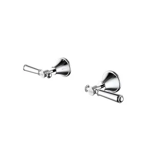 Clasico Wall Top Assemblies Chrome by Ikon, a Bathroom Taps & Mixers for sale on Style Sourcebook