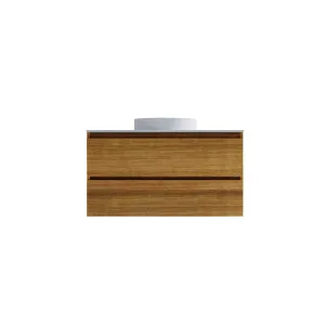 Elm TAS OAK Vanity 900 Wall Hung Drawer Only Corian Glacier White AC Top by Rifco, a Vanities for sale on Style Sourcebook