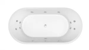 Elisi Spa Bath Acrylic 1700 14 Jets Gloss White by decina, a Bathtubs for sale on Style Sourcebook