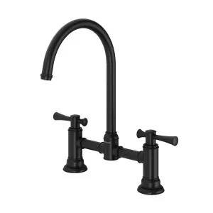 Cromford Exposed Sink Set Matte Black by PHOENIX, a Kitchen Taps & Mixers for sale on Style Sourcebook